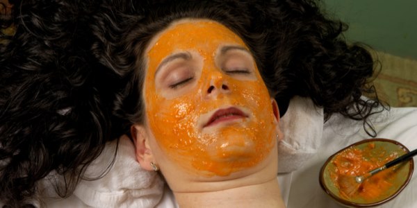 zucca spalmare faccia