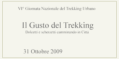 itinerari trekking urbano 2009