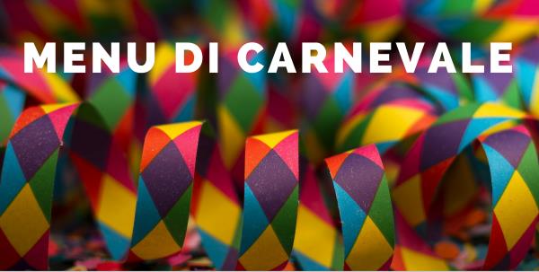 menu di carnevale