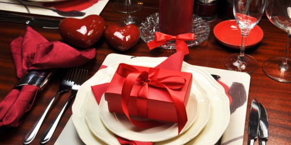 san valentino apparecchiare tavola