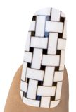 Black&White Weave - Fonte www.minxnails.com Black&White Weave - Fonte www.minxnails.com