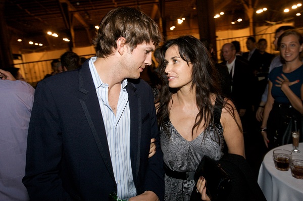 demi moore and ashton kutcher techcrunch50