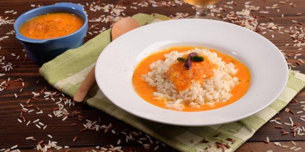 Risotto alla zucca e pistacchi