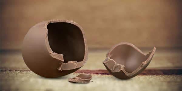 pasqua riciclare uova cioccolato